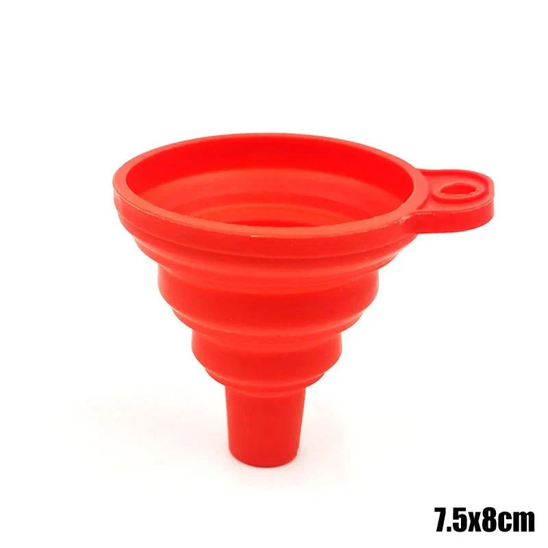 Universal Silicone Foldable Funnel | Compact and Space-Saving Kitchen Tool