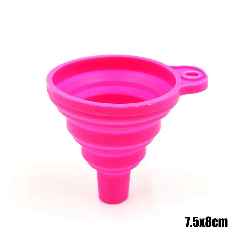 Universal Silicone Foldable Funnel | Compact and Space-Saving Kitchen Tool